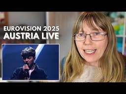 Let's break down the vocals! Vocal Coach Reacts to JJ 'Wasted Love' Austria Eurovision 2025 LIVE