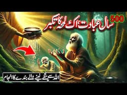 500 Saal Ibadat Aur Ek Lamha Ka Ghuroor  -  Allah ki Rehmat ka Karishma - Sabak Amoz Kahani
