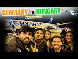 Germany to Hungary trip కి పోతున్నాం ✈️  || Europe Trip  || Telugu Vlogs from Germany 🇩🇪