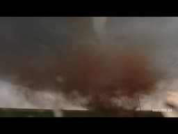 INCREDIBLE CLOSE INTERCEPT OF THE ARNETT, OKLAHOMA TORNADO 5/18/2025