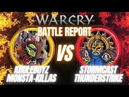 Age of Sigmar Warcry Battle Report: Kruleboyz Monster-Killaz vs Stormcast Eternals Thundertsrike