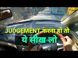 Perfect left side judgement in turning a car|Marking dashboard for right judgement|@rahul_arora