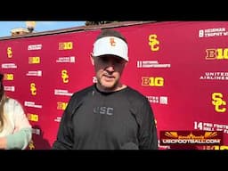 Lincoln Riley wrapping up spring football 2025
