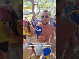 BANDERAZO DE LOS HICHAS DE BOCA EN MIAMI | Cadena 3 Argentina en el Mundial de Clubes