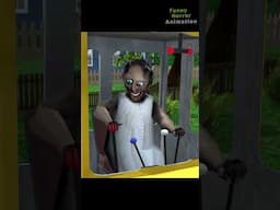 Granny vs NEW Bulldozer vs Bee !! Funny Horror Animation #granny #shorts #animation