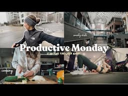 PRODUCTIVE MONDAY: Rainy 10km run, Anxiety & Skin chats, Shopping haul, cooking & more! | VLOG