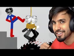 STICKMAN FALLING IS VERY CRAZY | TECHNO GAMERZ