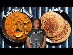 Vegetarian Nigerian Peanut Pumpkin Soup + Miyan Taushe with Sinasir