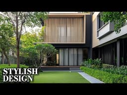 Modern Luxury Tropical Concrete House Design with Open Garden Spaces