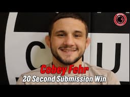 Top prospect Cobey Fehr recaps quick 20 second submission, lays out path to UFC