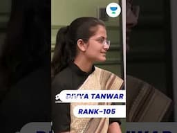 आपको IAS OFFICER क्यों बनना है 🤔 Divya Tanwar, Rank 105, IAS | UPSC 2022 #ias #upsc #motivation