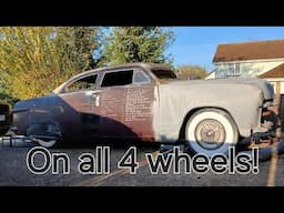 Custom Ford Shoebox v8 - back on all 4 wheels