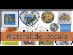 NEW Waterslide Decals "Paula McCoy" Collection