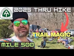 Appalachian Trail Thru Hike 2025 | Day 43 | Mile 500 Grayson Highlands Thomas Knob Wise Shelter