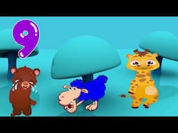 Colors Song for kids| Learn Numbers and colors| Ten Little lambs | #kidssongs #nurseryrhymes