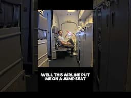 What happens if an Airline overbooks a flight? Jump Seat! #joshcahill #travel #aviation