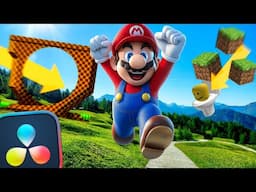 How to Create JIGSAW TRANSITION EFFECT for Gaming Montages | Davinci Resolve FREE