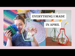 April Knitting Journal: Market bags, Machine knit socks and more!