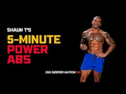 5-Minute Power Abs with a Bench & Dumbbell
