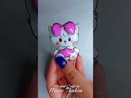 Hello Kitty Squishy #artandcraftbymanothahim #squishy #kitty