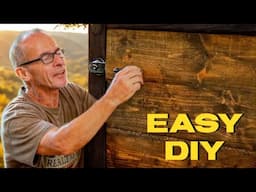 EASIEST WAY To Make A Sliding Barn Door (No Experience Needed!)