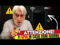 ⚠️ TI STA SPIANDO IN CASA! Lo usi OGNI GIORNO e TRASMETTE TUTTO… NON È UN CASO!