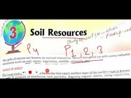 ICSE class 10 Geography chapter 3 Soil Resources