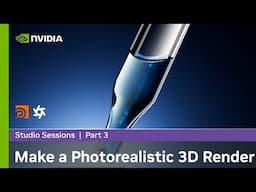 Making a Photorealistic 3D Render (Dropper) w/ Aleksandr Eskin Part 3: Initial Rendering