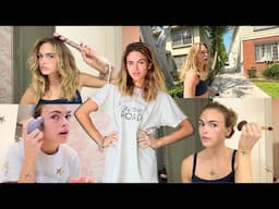 everything I do to get ready for a photoshoot | hair, makeup, skincare, wellness