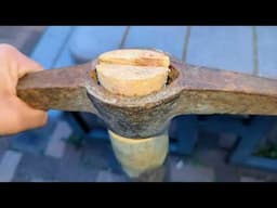 Applewood Handled Pickaxe.