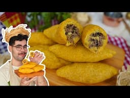 BOLINHO CAIPIRA RECHEADO COM CARNE MOÍDA | SEQUINHO E CROCANTE