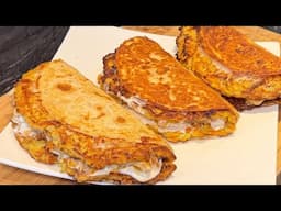 It’s so delicious 👉I Turned potatoes Into a Crispy Cheesy Chicken Wrap/ Easy & Epic!