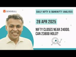 NIFTY & BANK NIFTY Analysis for Tomorrow | Stock Market Outlook | 28 April 2025, Monday