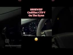 Crazy CTS-V speedometer Pull on The Dyno !