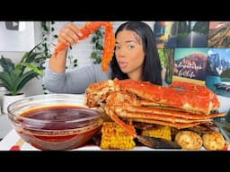 KING CRAB SEAFOOD BOIL MUKBANG | SEAFOOD BOIL MUKBANG| KING CRAB | SPICY BUTTER