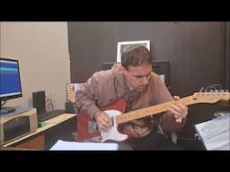 Blues Shuffle in A Guitar Improv