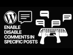 How To Enable or Disable Discussion (Comments) n Specific WordPress Blog Posts?