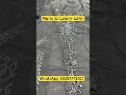 Maria B Luxury lawn 2025