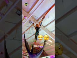 DON’T LOOK DOWN! 👀 would you do this? #shorts #kidsvideo