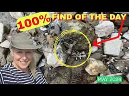 I've Never Found One of These Before! We Visit A Difficult to Access Thames Dump on a Very Low Tide