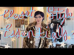 Closet + Style ESSENTIALS 👌🏻💗 | my wardrobe must haves!! | thrifted style inspo | outfit ideas