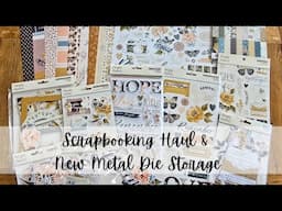 Metal Die Storage Solution & Scrapbook Haul (Simple Stories)