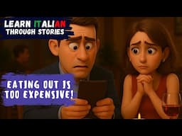 Eating out is too expensive | Learn Italian Through A Simple Story | A2 Level