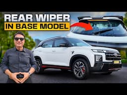 CRETA E Base with WORKING Rear Wiper & N-Sports Kit I Most Loaded Creta Base Model India🔥📞7977493577