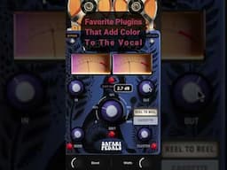 My Favorite Plugins That Add Color To The Vocal Mix 💯#vocalmixing #mixingandmastering #mixingvocals