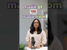 Made Of vs Made For – What’s the Difference? English Confusion Cleared | Quick Grammar Tips | Ananya