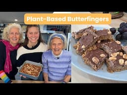 Plant-Based Butterfingers - Recipe in Description!