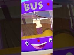 Wheels On The Bus Go Round and Round for Kids #kidssongs #shorts #nurseryrhymes