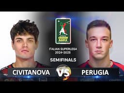 Semifinals of Italian Volleyball SuperLega 2024/2025 | Perugia vs Civitanova