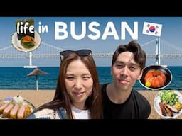 Life in Busan | Korean Foodie Adventures, Omakase & Cherry Blossoms 🌸
